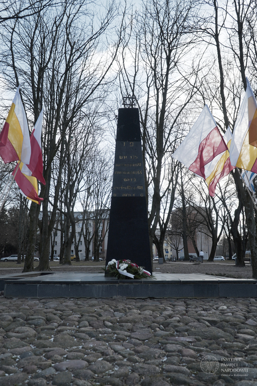 80. rocznica pierwszej niemieckiej akcji likwidacyjnej w białostockim getcie - Białystok, 5 lutego 2023 r. (fot. Paweł Bezubik)