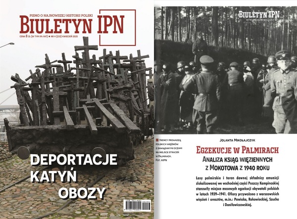 Egzekucje w Palmirach w świetle ksiąg więziennych z Mokotowa z 1940 roku