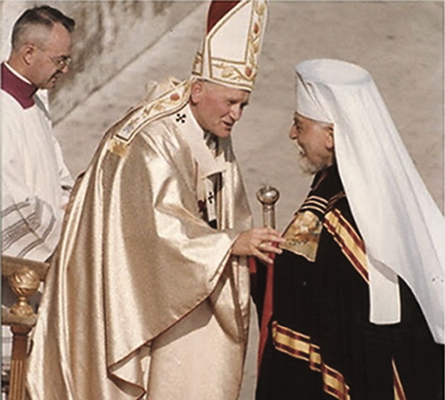 Jan Paweł II i kard. Josyf Slipy, Rzym, 1978 r. (fot. synod.ugcc.ua)