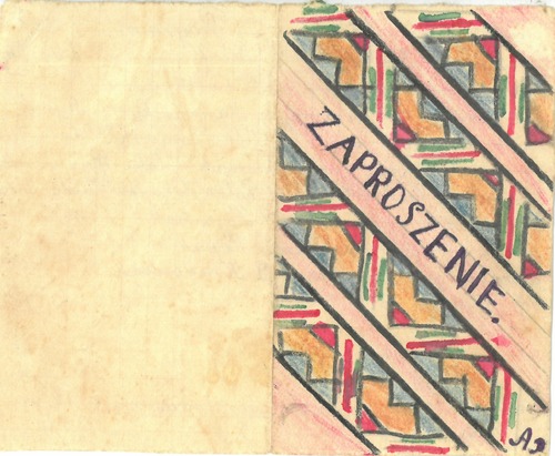 Pierwsza strona zaproszenia na popisy taneczne zorganizowane przez polskich zesłańców w Kazachstanie, 14 lutego 1942 r. (z zasobu AIPN)