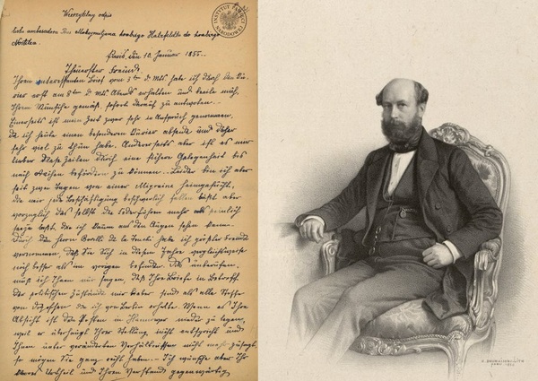 O czym pisał pruski poseł w Paryżu hrabia Maksymilian von Hatzfeldt do swego szwagra w 1855 r.?