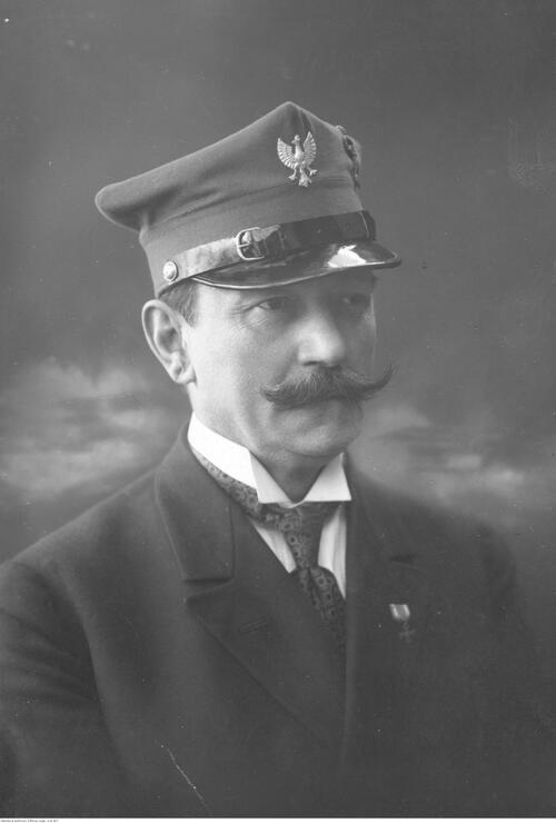 Karol Rzepecki, II sekretarz Naczelnej Rady Ludowej, pierwszy polski komendant policji w Poznani (fot. z zasobu NAC)