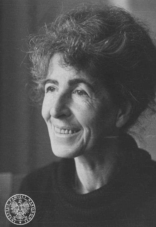 Maria Hiszpańska-Neumann, osadzona w KL Ravensbrück, numer obozowy 10219 (fot. z zasobu AIPN. Zdjęcie pochodzi z kolekcji przekazanej przez p. przez Elżbietę Wilanowską)