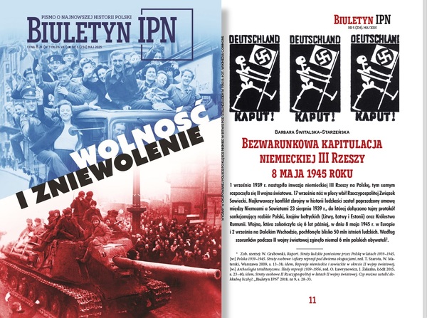 Bezwarunkowa kapitulacja niemieckiej III Rzeszy 8 maja 1945 roku