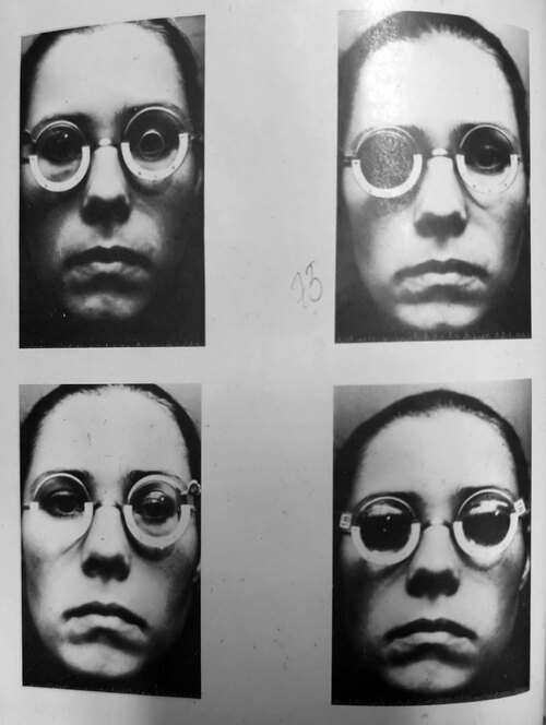 Małgorzata Potocka-Robakowska: fragment przewodnika po wystawie „Korekcja”, z akt paszportowych (z zasobu AIPN)