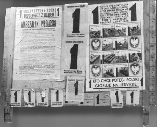 Materiały wyborcze BBWR-u z kampanii do Sejmu 1930 roku (fot. z zasobu NAC)