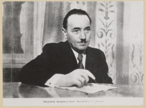 Bolesław Bierut na fotografii z 1944 r. jako prezydent KRN (fot. ze zbiorów Biblioteki Narodowej)