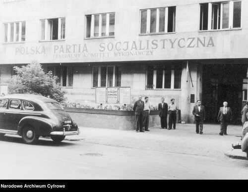 Siedziba CKW PPS (fot. Narodowe Archiwum Cyfrowe)