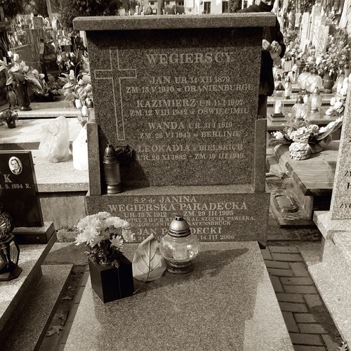 Grób rodziny Węgierskich w Łodzi. Fot. ze zbiorów Marka Paradeckiego