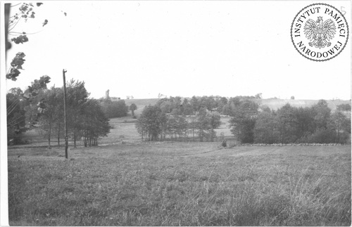 Widok miejsca po spacyfikowanej wsi Strużki (fot. IPN)