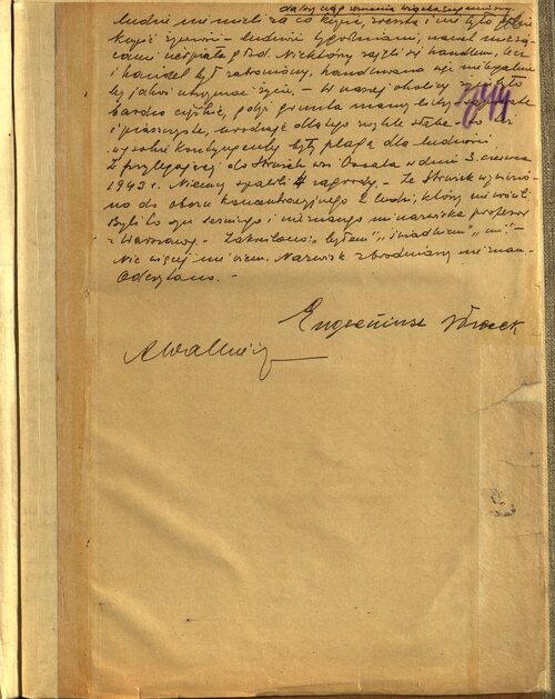 Protokół przesłuchania Eugeniusza Wiącka, zeznającego w śledztwie przeciwko H. Böttcherowi (fot. IPN)