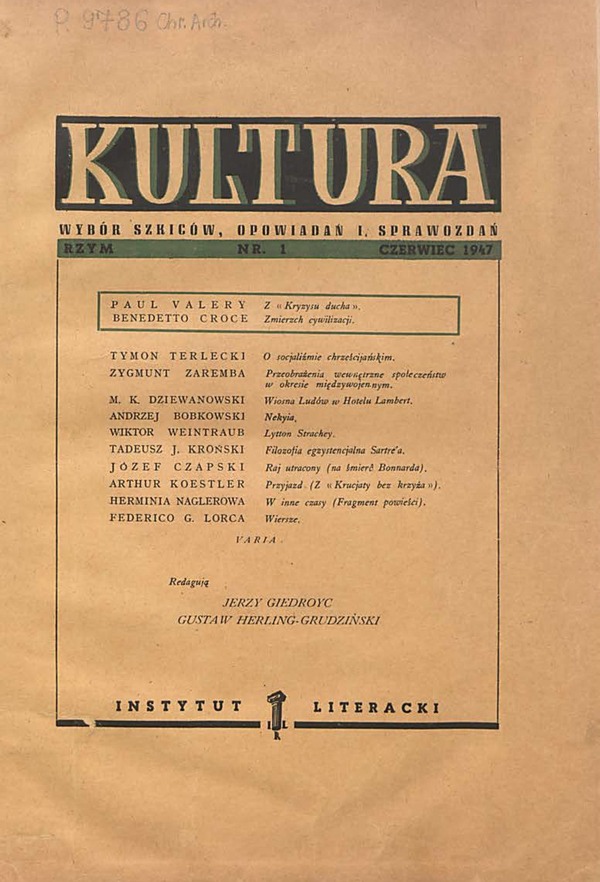 Okno na świat. Paryska „Kultura”