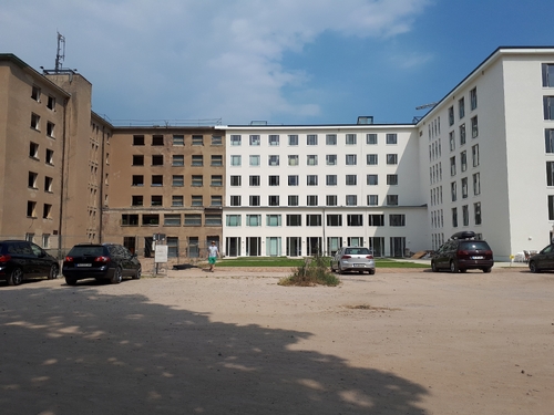 Prace remontowe w obiekcie, 2018 r. (fot. Michał Siekierka, IPN)