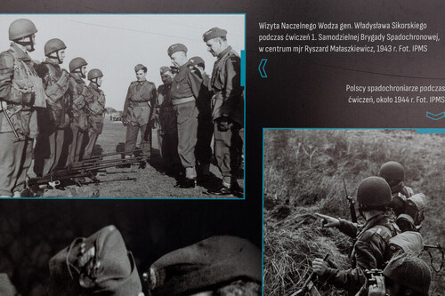 Plansza wystawy pt. „Wierny Polsce. Major Ryszard Małaszkiewicz”, prezentowanej w Zespole Kształcenia i Wychowania w Kolbudach, 21 maja 2025 r.