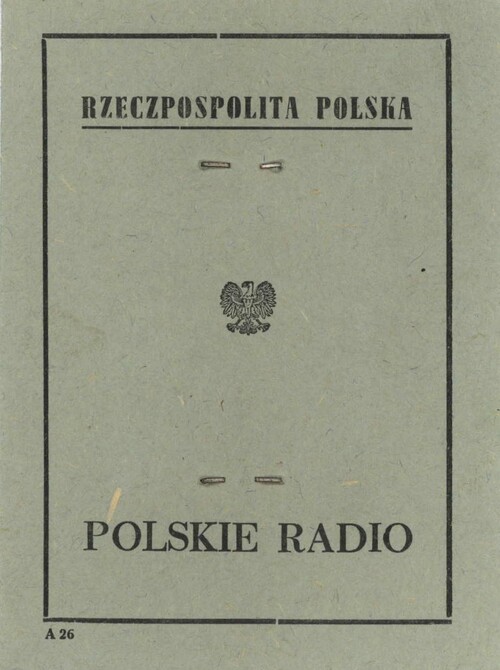 Legitymacja służbowa Kaliny Chełmickiej z Polskiego Radia, 1948 r. (z zasobu AIPN)