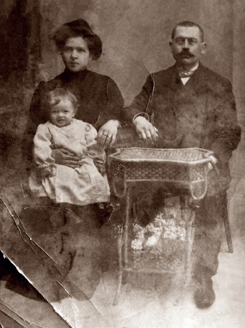 Zofia Brzozowska z mężem i córką Alicją (fot. ze zbiorów autora)