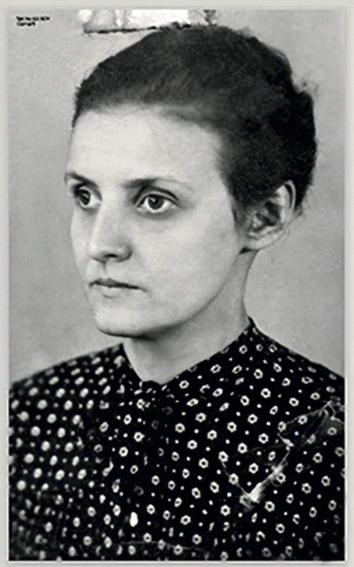 Urszula Szumska, zdjęcie z oświadczenia amnestyjnego złożonego 19 kwietnia 1947 r.