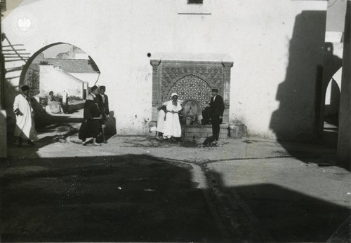 Busbir – jedna z dzielnic Casablanki zwiedzana przez pasażerów „Batorego” – kwiecień 1936 r. (fot. z zasobu IPN)