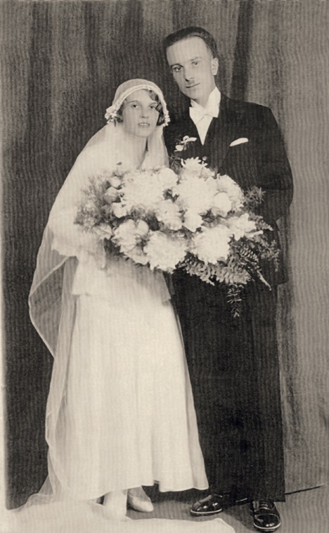 Michał Adamczyk z żoną (fot. Muzeum Katynskie)