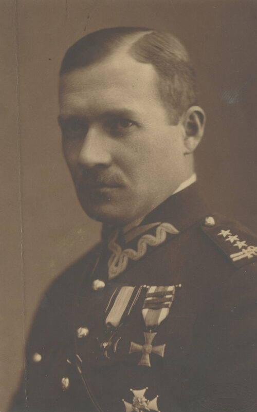 Stefan Jacek Dembiński, dowódca 18 Pułku Ułanów, 1928 r.