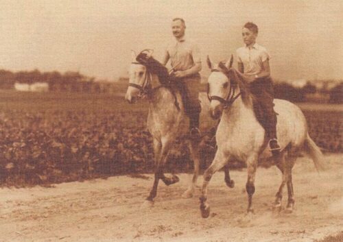 Generał Stefan Dembiński wraz z synem Maciejem