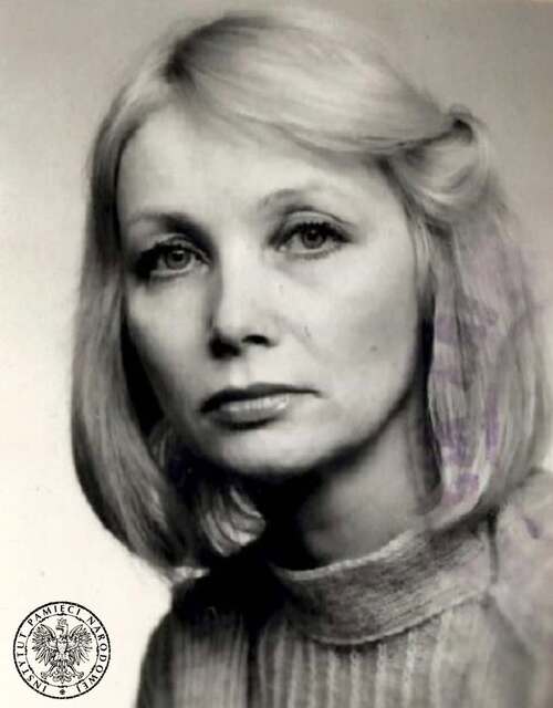 Pola Raksa. Zdjęcie z formularza paszportowego z 1983 roku