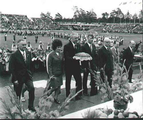 Centralne Dożynki w Białymstoku - 2 IX 1973 r. (fot. AP Białystok)