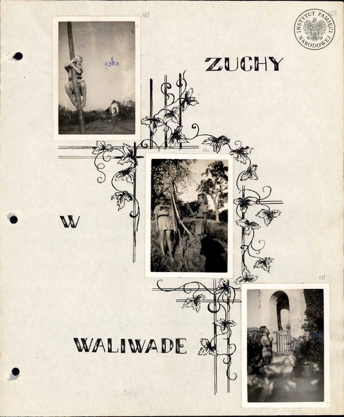 Karta z Kroniki Wodzów Gromad Zuchowych. Osiedle Polskie w Valivade, 1945 rok. Dokument pochodzi z kolekcji przekazanej do zasobu Archiwum IPN przez Koło Polaków z Indii 1942-1948 (fot. z zasobu IPN)
