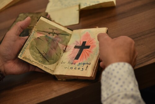 Pamiętnik kpt. Zygmunta Ponikowskiego, 2024 r. (fot. Żaneta Wierzgacz, IPN)