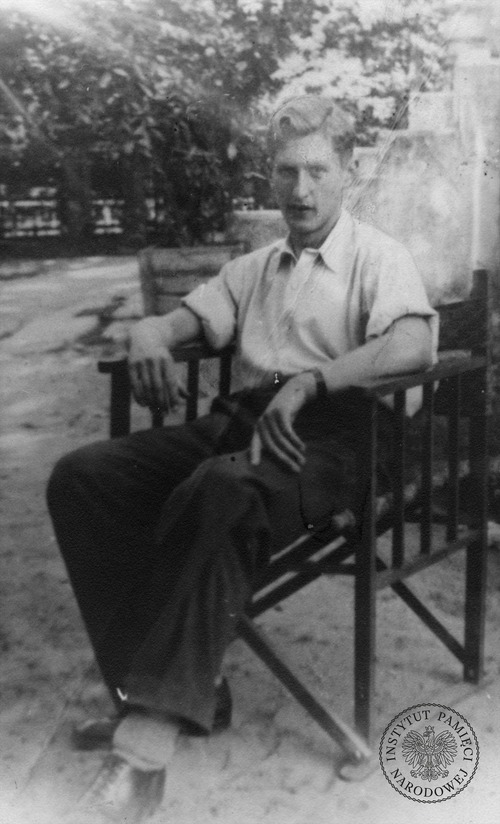 Andrzej Romocki, pseudonim Andrzej Morro, Milanówek, 1944 r. (fot. z zasobu AIPN)