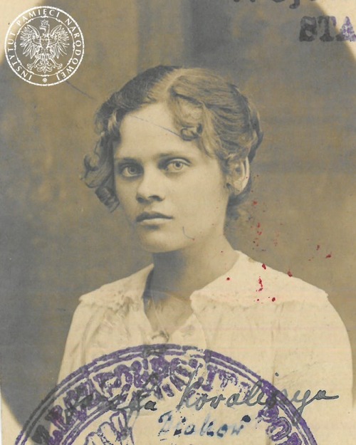 Józefa Kowaliszyn (zamężna Diakow), zdjęcie wykonane przypuszczalnie przed 1918 rokiem