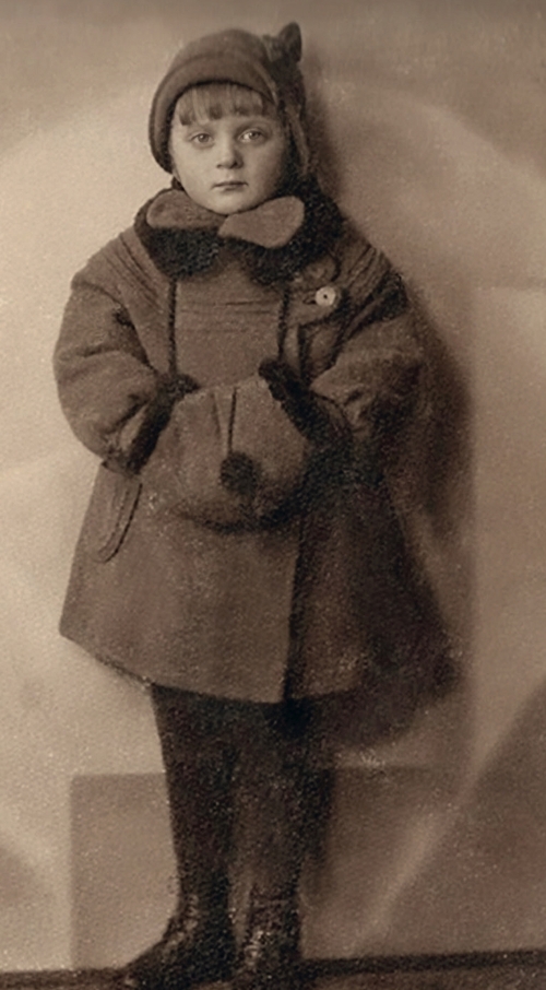 Kilkuletnia Alicja Perz (fot. ze zbiorów Andrzeja Szletyńskiego)