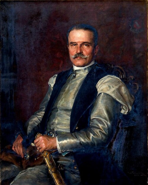 Portret Andrzeja Lubomirskiego autorstwa Kazimierza Pochwalskiego sprzed 1940 r. (domena publiczna)