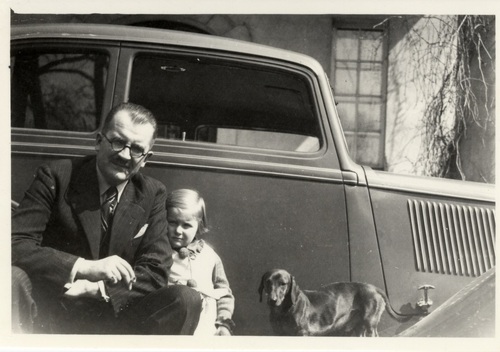 Dr Julian Gruner z córką Ewą Gruner (fot. z zasobu AIPN)