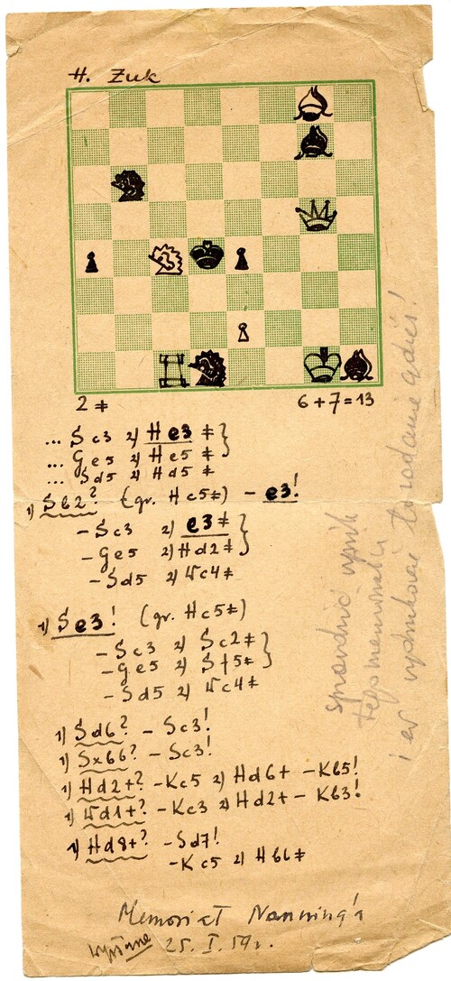 Notatki Henryka Żuka (fot. ze zbiorów rodzinnych Henryka Żuka)