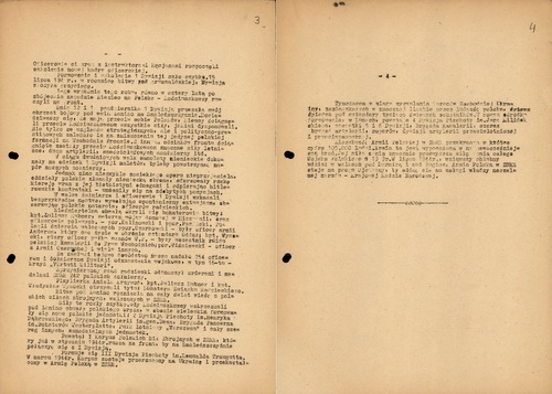 Ulotka propagandowa pt. „Lenino–Berlin (Szlak bojowy Wojska Polskiego)”, dotycząca Armii Polskiej w ZSRR, przeciwstawionej armii gen. Andersa, b.d., s. 3-4. Z zasobu IPN