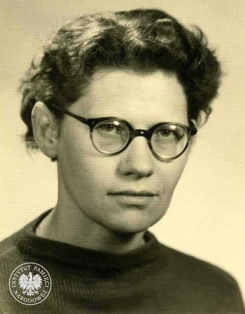 Ewa Osetowska, zdjęcie z akt paszportowych, b.d., najprawdopodobniej po 1960 roku