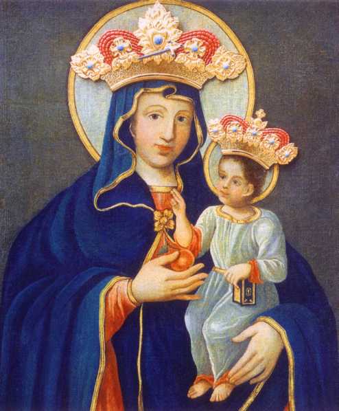 Obraz Matki Bożej Piekarskiej (fot. domena publiczna)