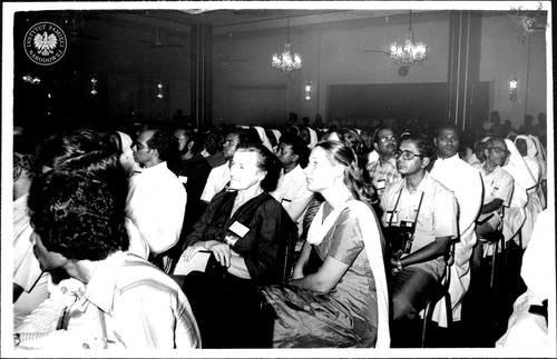 Wanda Półtawska na Kongresie Rodziny w Madrasie (Indie), 1983 r. Zdjęcie z kolekcji Wandy Półtawskiej