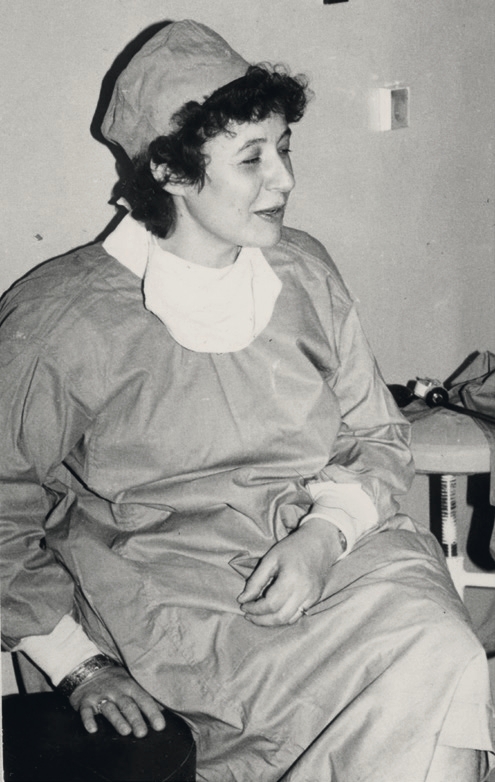 Anna Gręziak podczas dyżuru w szpitalu (fot. ze zbiorów Anny Gręziak)