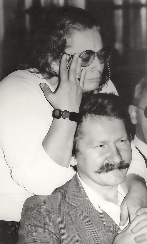 Wiesław oświadczył się Marzenie w karetce więziennej (fot. ze zbiorów Wiesława Kęcika)