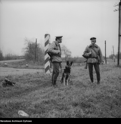 Patrol Wojsk Ochrony Pogranicza nad Odrą (najprawdopodobniej ok. 1968 r.)