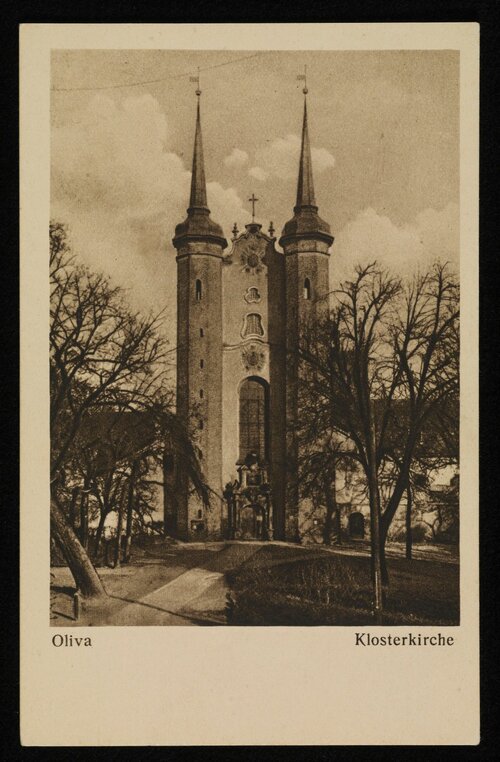 Były kościół pocysterski, od 1925 r. katedra diecezji gdańskiej (ze zbiorów Biblioteki Narodowej)