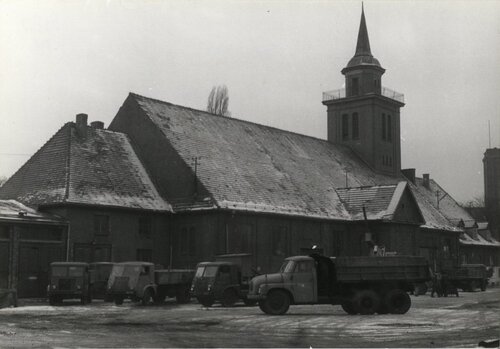 Były kościół Polaków w Wolnym Mieście Gdańsku, w latach 1939–1972 wykorzystywany do celów świeckich, 1968 r.