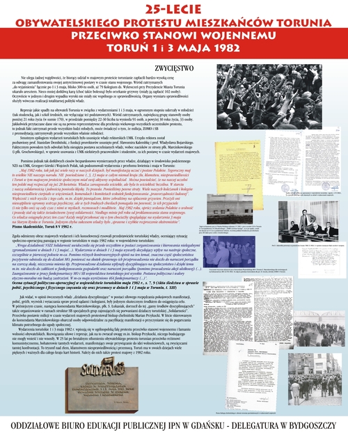 Plansze wystawy przygotowanej przez IPN w 2007 r.