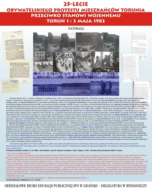 Plansze wystawy przygotowanej przez IPN w 2007 r.