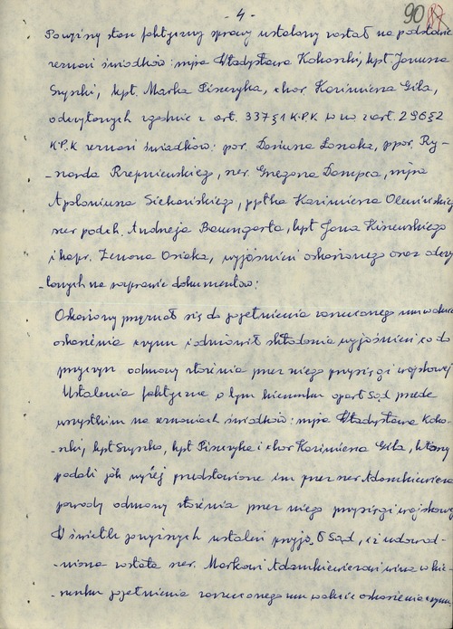 Wyrok Wojskowego Sądu Garnizonowego w Szczecinie w sprawie Marka Adamkiewicza, 18 XII 1984 r. (z zasobu IPN)