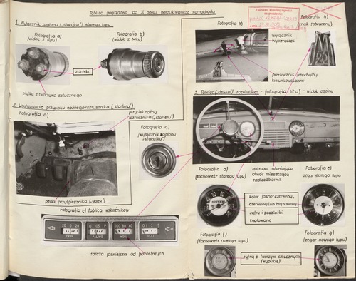 Tablica poglądowa do poszukiwanego samochodu (z zasobu IPN)