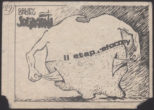 From the collections of the Institute of National Remembrance (from the collection of Czesław Butkiewicz - posters and prints signed by NSZZ Solidarity and NZS)