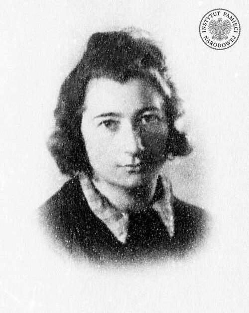 Maria Straszewska „Anna”, „Emma”, sekretarz redakcji „Biuletynu Informacyjnego” (fot. z zasobu IPN)